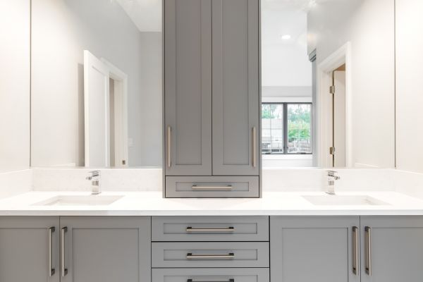 Bathroom Cabinet Refacing in Floresville