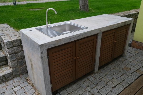 Exterior Cabinet Installation in Floresville