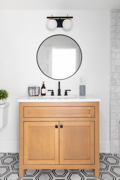 Custom Vanity Installation in Floresville