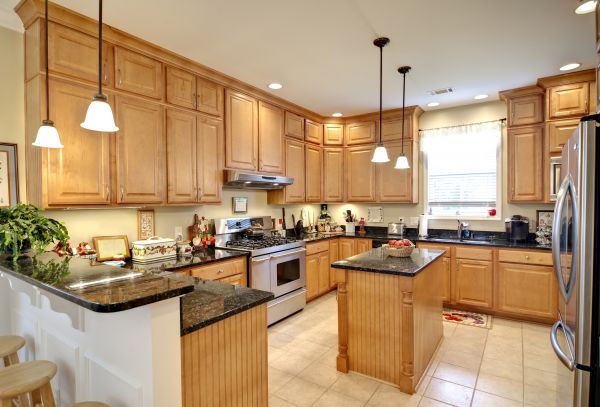 Maple Kitchen Cabinet Repair in Floresville